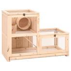 vidaXL Cage à hamster 81x40x60 cm bois massif de sapin, Animaux & Accessoires, Neuf, Verzenden