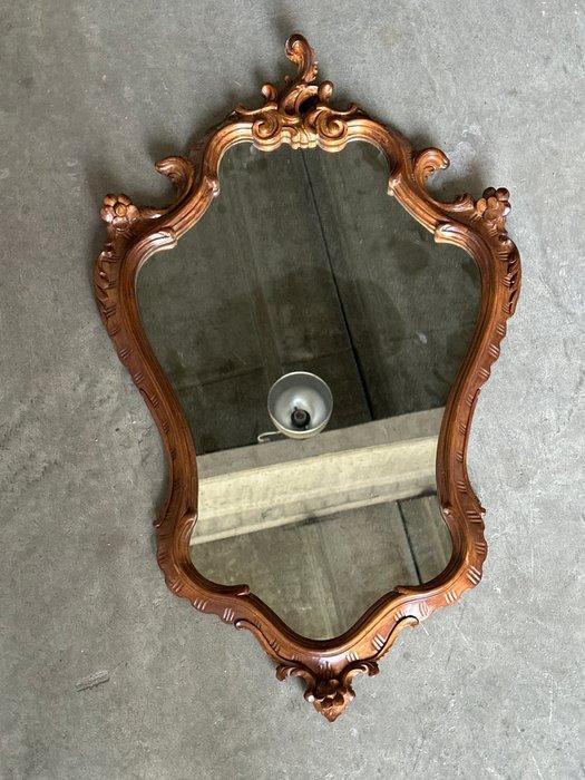 Spiegel - Glas, Hout - Specchio barocco, Antiek en Kunst, Antiek | Overige Antiek