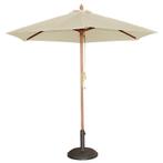 Parasol creme rond 2,5 meter | 2,37(h) x 2,5(Ø)m Bolero, Verzenden, Nieuw in verpakking