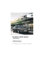 2012 BMW 3 SERIE SEDAN INSTRUCTIEBOEKJE NEDERLANDS, Ophalen of Verzenden