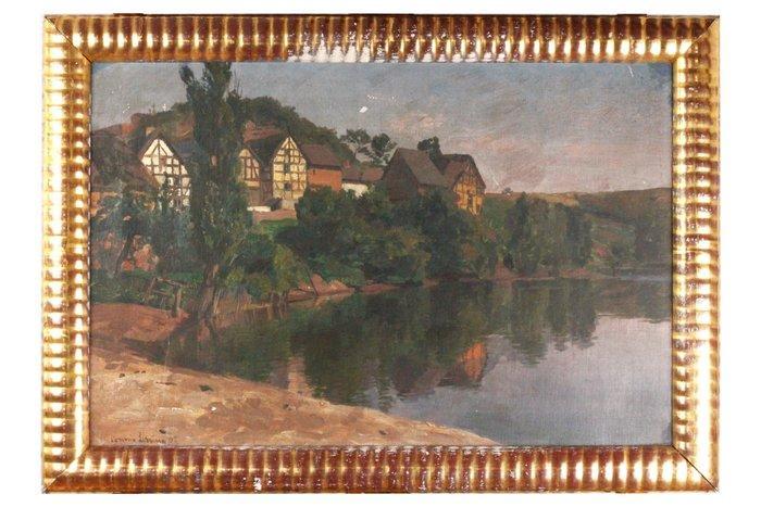Konrad Ludwig Lessing (1852-1916) - Landschaftsidylle, Antiek en Kunst, Kunst | Schilderijen | Klassiek