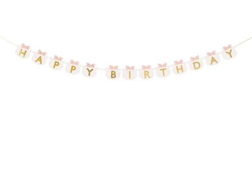 Banner Happy Birthday Cats, 2.8 m, mix, Hobby en Vrije tijd, Feestartikelen, Nieuw, Verzenden
