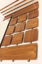 Porte-manteau - Acier, Bois, miroir