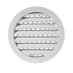 Aluminium muurrooster 500 mm | Grijs, Nieuw