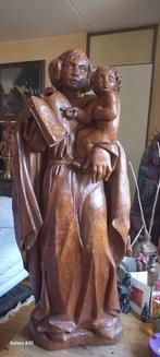 Edgar Fonteyne - Beeld, Maria met Kind - 95 cm - Eik - 1960, Antiek en Kunst