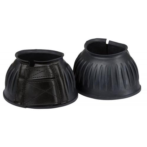 Cloches de protection t. pony caoutchouc, velcro, noir -, Dieren en Toebehoren, Paarden en Pony's | Hoofdstellen en Tuigage