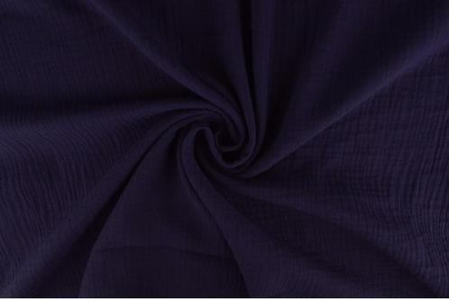 10 meter double gauze stof - Paars - 100% katoen, Hobby en Vrije tijd, Stoffen en Lappen, 120 cm of meer, 200 cm of meer, Paars