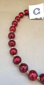 24 karaat - Geel goud, Murano - Halsketting, Antiek en Kunst