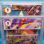 SAR Mewtwo & Charizard Vstar - 2 Graded card - Graad 9, Nieuw