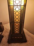 Tiffany - Tafellamp - Glas, Metaal - Prachtige Tiffany-stijl