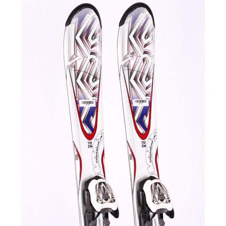 112 kinder skis K2 COMANCHE, white/blue + Marker 4.5, Sports & Fitness, Ski & Ski de fond, Envoi