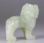 Leeuw Foo Dog beeldje - Serpentine - China - 19e - 20e eeuw