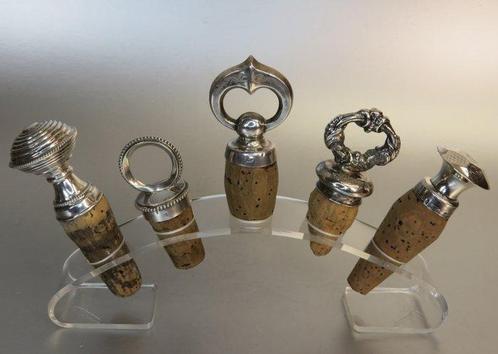 Wijnfles/ fles stopper, Johannes Leonardus Jacobus Caron,, Antiek en Kunst, Antiek | Zilver en Goud
