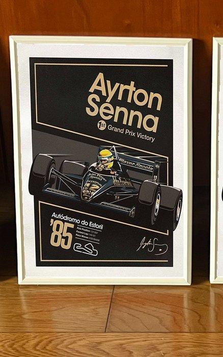 Ayrton Senna - 1994 - Affiche, Verzamelen, Automerken, Motoren en Formule 1