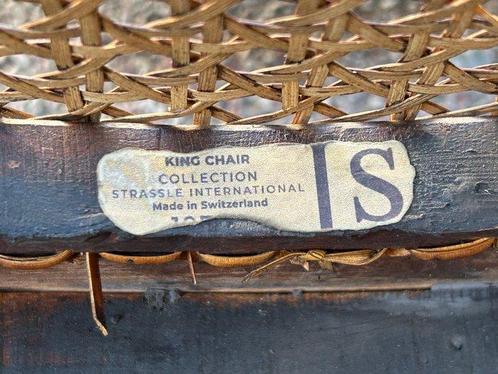 Strässle - Fauteuil - Koningstoel - Hout - Stoel in Weense, Antiek en Kunst, Curiosa en Brocante
