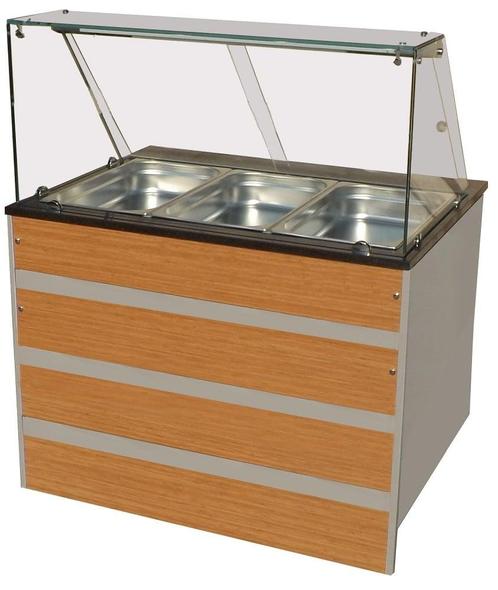 Warm Buffet GN 3x 1/1 | 230V | 2,02kW | Met led verlichting, Zakelijke goederen, Horeca | Keukenapparatuur, Nieuw in verpakking
