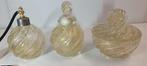 Parfum vaas (3) - Muranoglas - Goud gecontroleerde bubbels, Antiek en Kunst