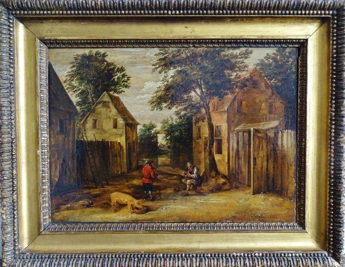 David II Teniers (1610-1690), Toegeschreven aan - Scène, Antiquités & Art, Art | Peinture | Classique