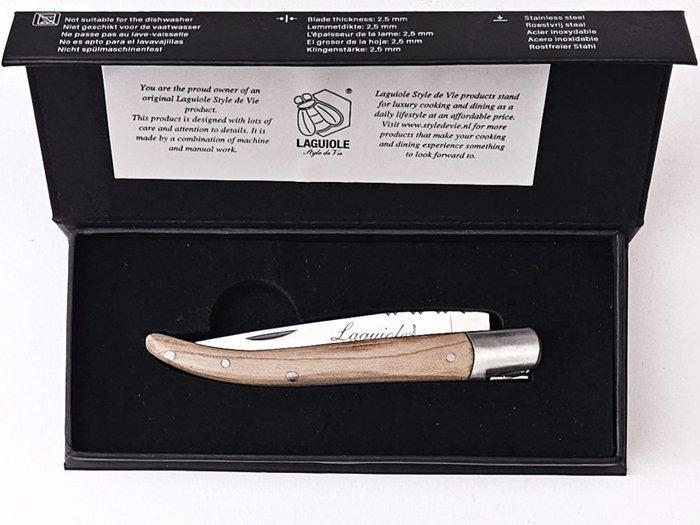Laguiole - Pocket Knife - Maple Wood - style de - Zakmes, Antiek en Kunst, Antiek | Keukengerei