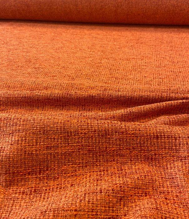 Zacht geweven textiel in de tinten van kreeft, handpeach,, Antiek en Kunst, Antiek | Tapijten, Tafelkleden en Textiel