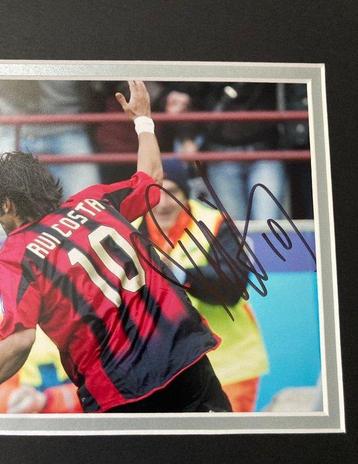 AC Milan - Wereldkampioenschap Voetbal - Rui Costa - Signed