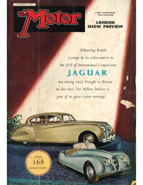 1952 THE MOTOR MAGAZINE 2647 ENGELS, Livres, Autos | Brochures & Magazines, Enlèvement ou Envoi