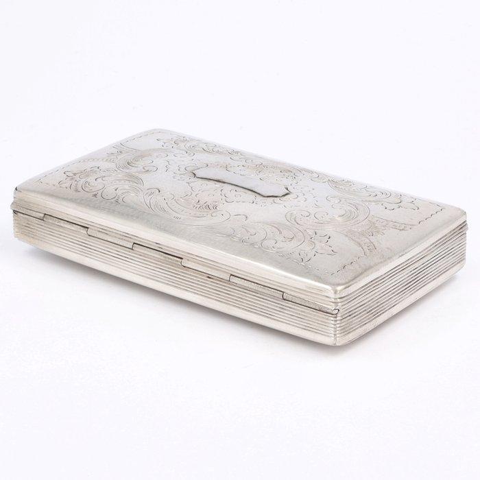 Cornelis Monteban (1852) - Boîte à tabac - Argent 833, Antiek en Kunst, Antiek | Zilver en Goud