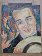 Jenny Batlay - Portrait de Maurice Chevalier, Antiek en Kunst, Kunst | Schilderijen | Modern