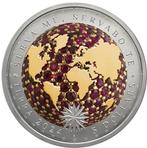 Tokelau. 5 Dollars 2024 Rubi precious Earth - Terra, 1 Oz