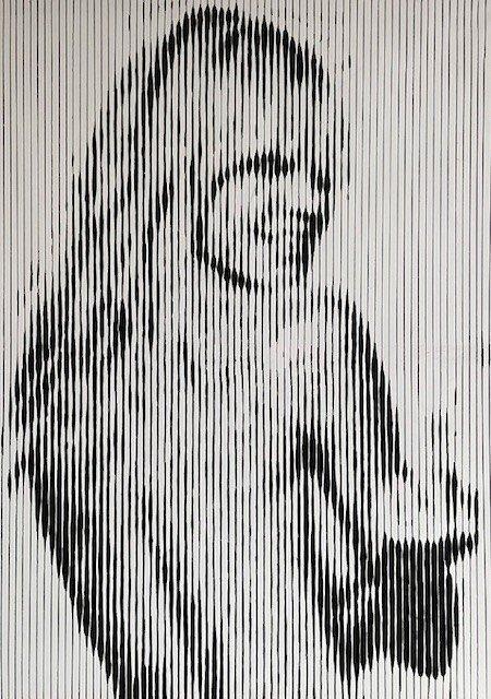 Gerke Rienks (1979) - Heidi Klum, Antiek en Kunst, Kunst | Schilderijen | Modern