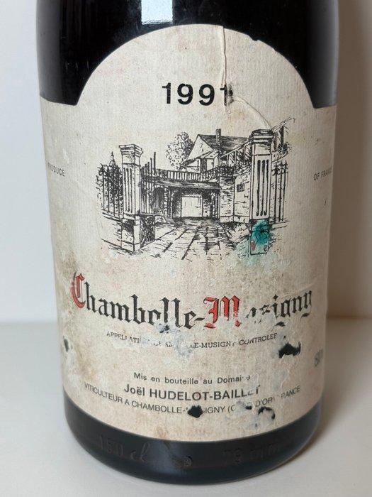 1991 Domaine Hudelot-Baillet - Chambolle Musigny - 1 Magnum, Verzamelen, Wijnen