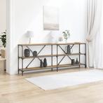 vidaXL Console Tafel Artisan Eiken 200x30x75 cm Engineered, Huis en Inrichting, Verzenden, Nieuw