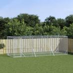 vidaXL Hondenkennel voor buiten 6x2x2 m gegalvaniseerd staal, Dieren en Toebehoren, Verzenden, Nieuw