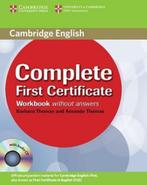 Complete First Certificate Workbook with Audio CD, Amanda Thomas, Barbara Thomas, Zo goed als nieuw, Verzenden