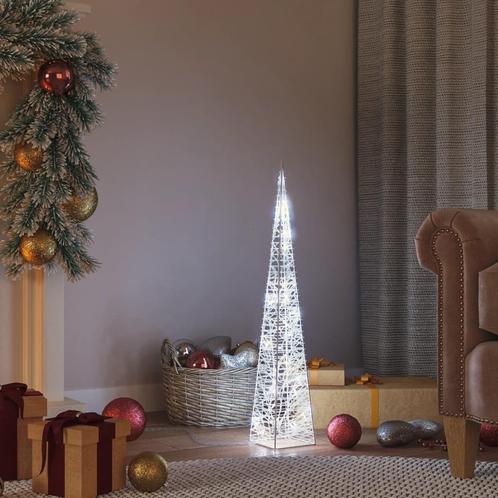 vidaXL Cône lumineux décoratif à LED Acrylique Blanc, Diversen, Kerst, Verzenden