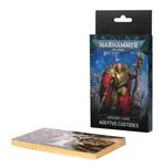 Datasheet cards Adeptus Custodes (Warhammer nieuw), Hobby & Loisirs créatifs, Wargaming, Ophalen of Verzenden
