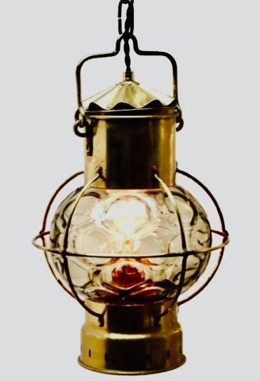 Decorative ships lamp - Brenner Kosmos - Messing, Koper, Antiek en Kunst, Curiosa en Brocante