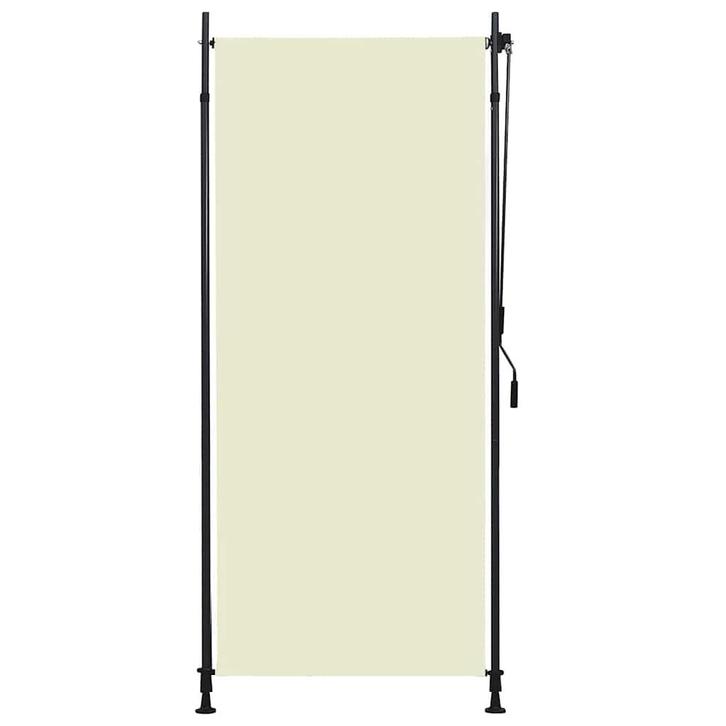 vidaXL Rolgordijn voor buiten 100x270 cm crème, Tuin en Terras, Zonneschermen, Nieuw, Verzenden