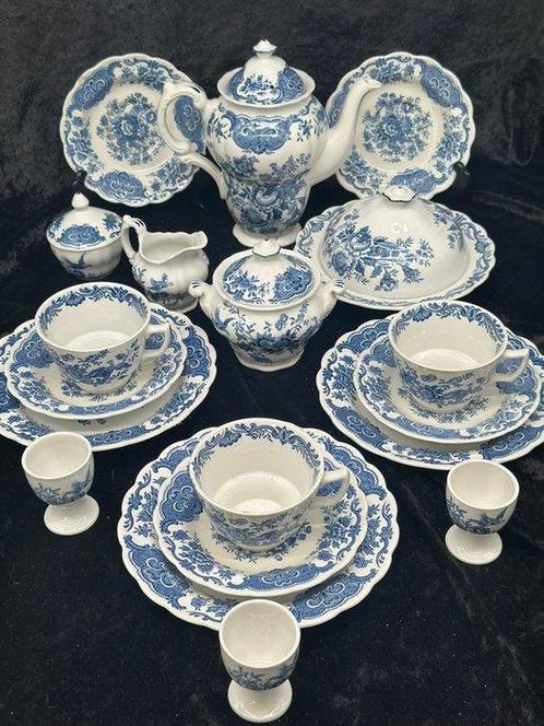 Ridgway Staffordshire – Kaffeeservice „Windsor“ – Blue &, Antiek en Kunst, Antiek | Meubels | Tafels