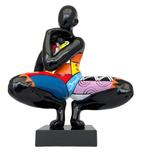Beeldje - Pop art lady - Steen, Glasvezel