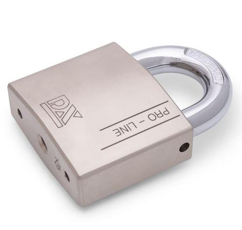 Hangslot DX PRO-line HSPRO 70 O SE zilver SKG2, Doe-het-zelf en Bouw, Hang- en Sluitwerk, Klink of Kruk, Nieuw, Overige materialen