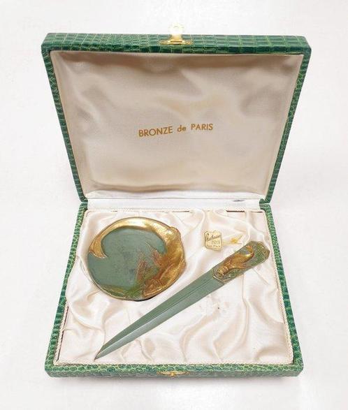 Bronze Paris - Henri Rischmann (XIX-XXe siècle) - Ensemble, Antiek en Kunst, Kunst | Designobjecten