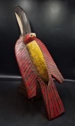 Zeldzaam vogelmasker van vissers, bozo van hout. - Bozo -