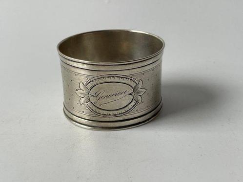 Berthier Philippe  1841 - Servetring - .950 zilver -, Antiek en Kunst, Antiek | Zilver en Goud
