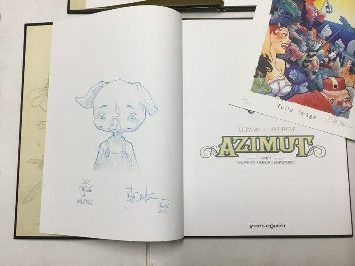Azimut T1 à T4 + 2x dédicace + ex-libris - 4x C - 4 Album -, Livres, BD