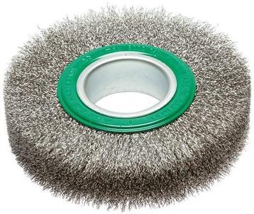 Brosse ronde 150 mm Fil dacier inoxydable 50 mm Trou de, Verzenden