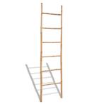 vidaXL Handdoekenladder met 6 sporten bamboe, Huis en Inrichting, Verzenden, Nieuw