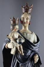 Statuette, Maria met Kind - 45 cm - Bois, Céramique, Plâtre