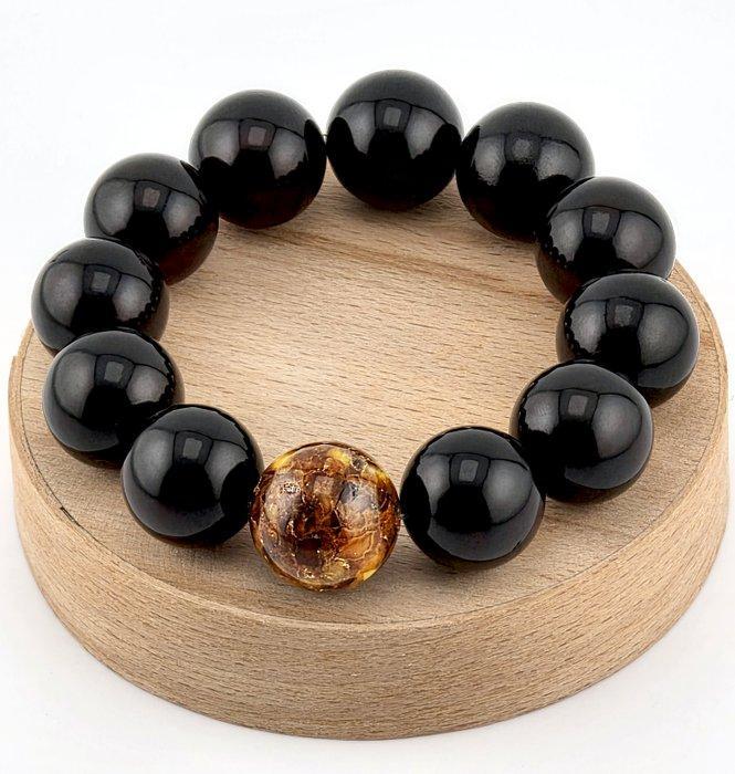 19mm Prachtige Baltische AMBER armband – 42g – Kersrood, Antiek en Kunst, Curiosa en Brocante