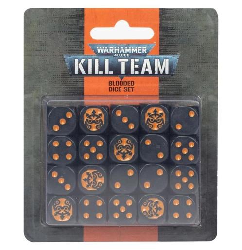 Kill Team Blooded Dice Set (Warhammer 40.000 nieuw), Hobby & Loisirs créatifs, Wargaming, Enlèvement ou Envoi